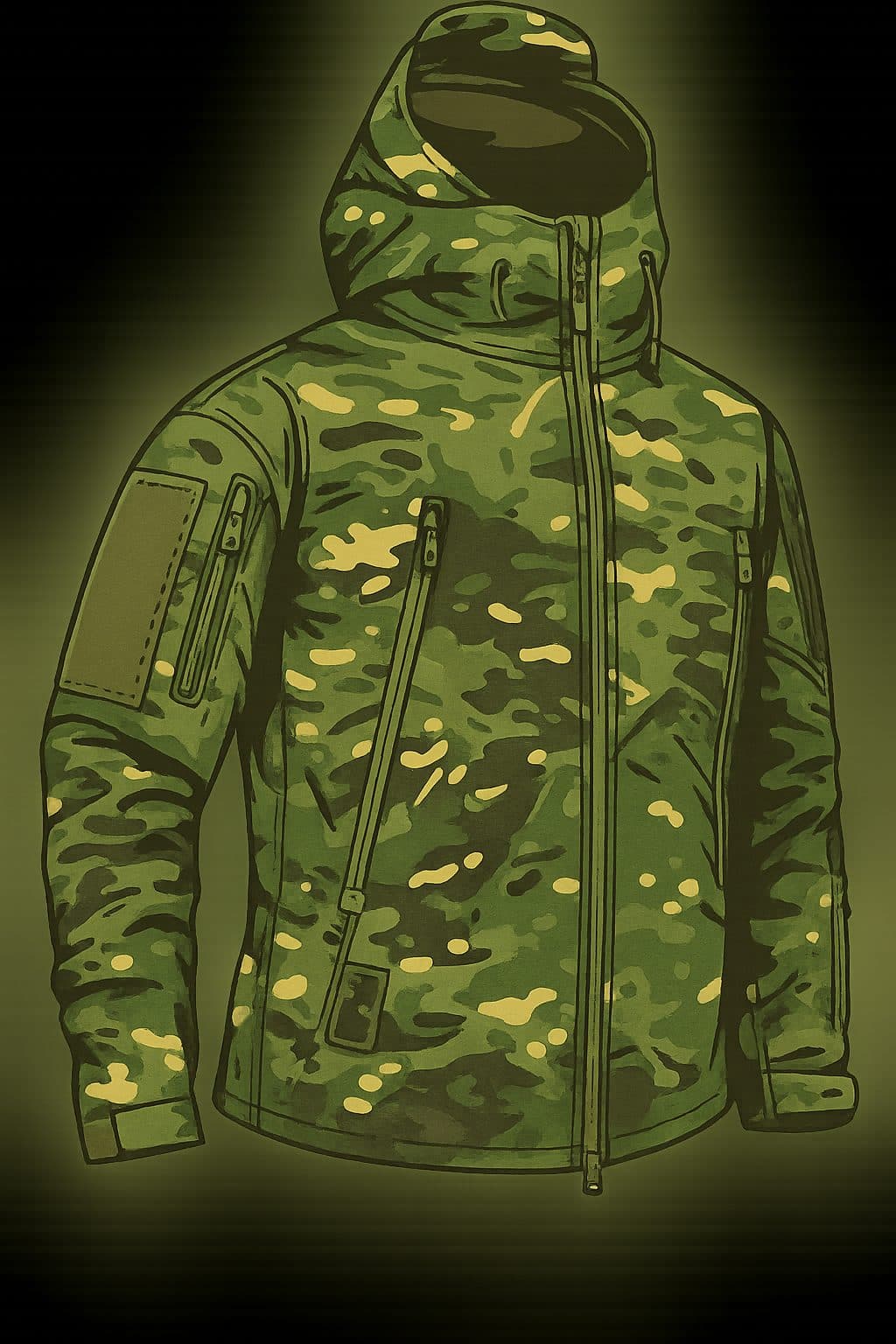 Japona operacional em padrão camuflado da linha US FOR US